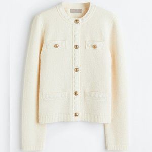 H&M Knit Boucle Cardigan